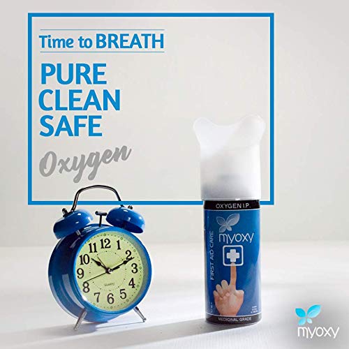 Portable Oxygen Can, Portable Canister of Clean Oxygen with Inbuilt mask (11.8 Litres, Pack Of 2) - Image 3