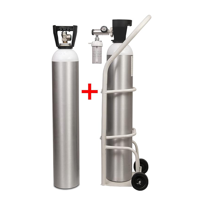 MyOxy ® Oxygen Cylinder with Breathing Kit | Oxygen cylinder for home use (1500 Ltr each) with Standby Extra Oxygen Cylinder(Pack of 2, 3000 litres)